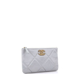 19 O Case Pouch Quilted Goatskin Small
