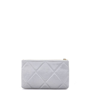 19 O Case Pouch Quilted Goatskin Small