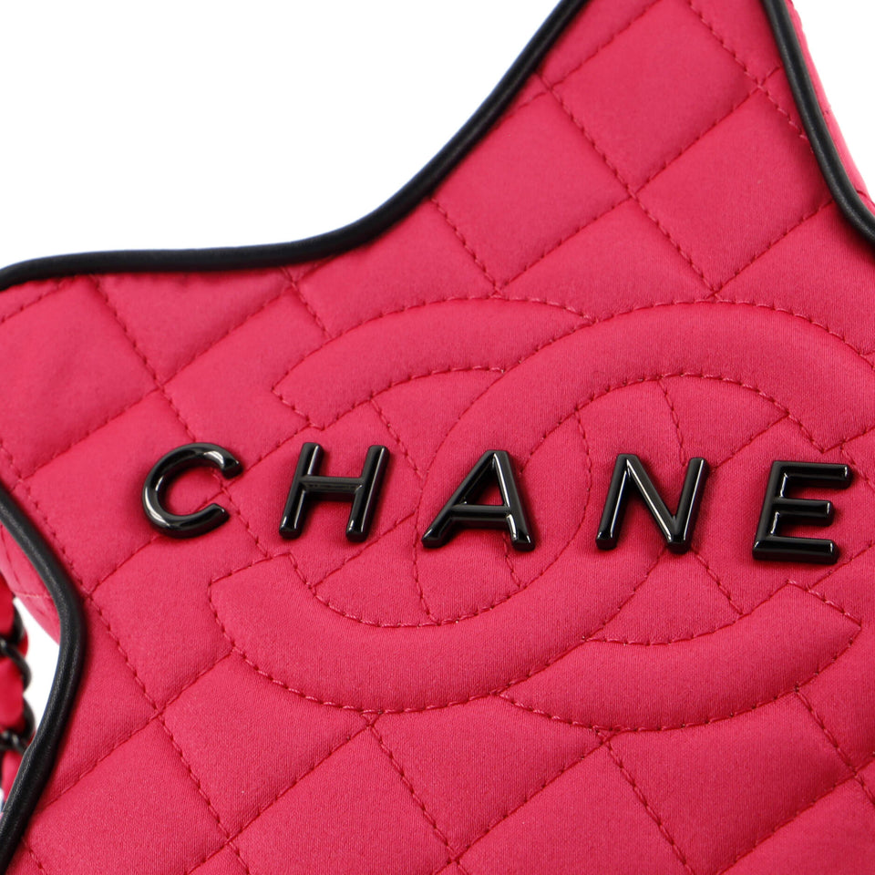 CC Walk of Fame Star Bag Quilted Satin