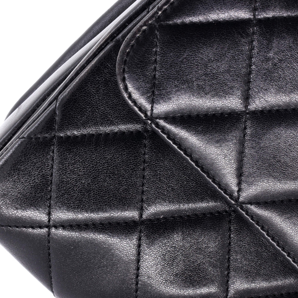 Trendy CC Top Handle Bag Quilted Lambskin Small