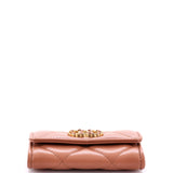 19 Flap Card Case Quilted Leather