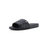 Women's CC Slide Sandals Quilted Lambskin