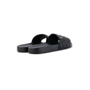Women's CC Slide Sandals Quilted Lambskin