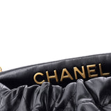 Resin Charms Chain Bucket Bag Quilted Lambskin Small