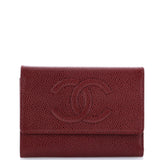 Trifold CC Wallet Caviar Long