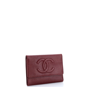 Trifold CC Wallet Caviar Long