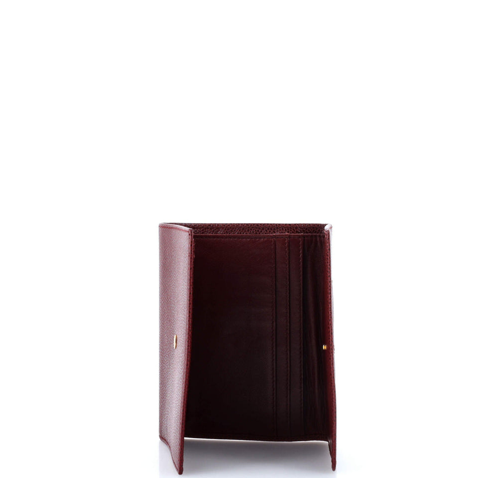 Trifold CC Wallet Caviar Long