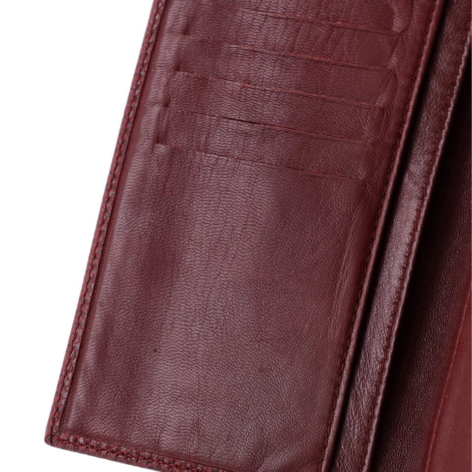 Trifold CC Wallet Caviar Long