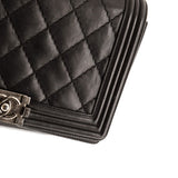 Stitch Boy Flap Bag Quilted Calfskin New Medium