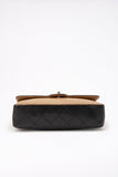 Chanel Vintage Timeless Black And Cream Single Flap Bag