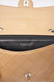 Chanel Vintage Timeless Black And Cream Single Flap Bag