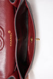 Vintage Chanel Classic Double Flap Bag Small Black Lambskin Leather