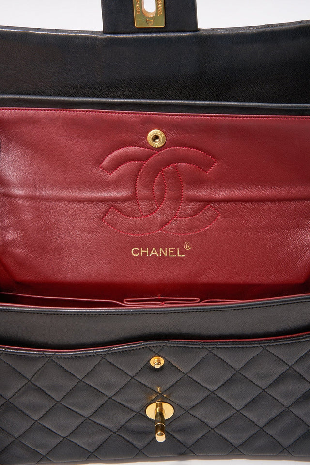 Chanel Classic Medium Double Flap Bag with 24k gold plated hardware