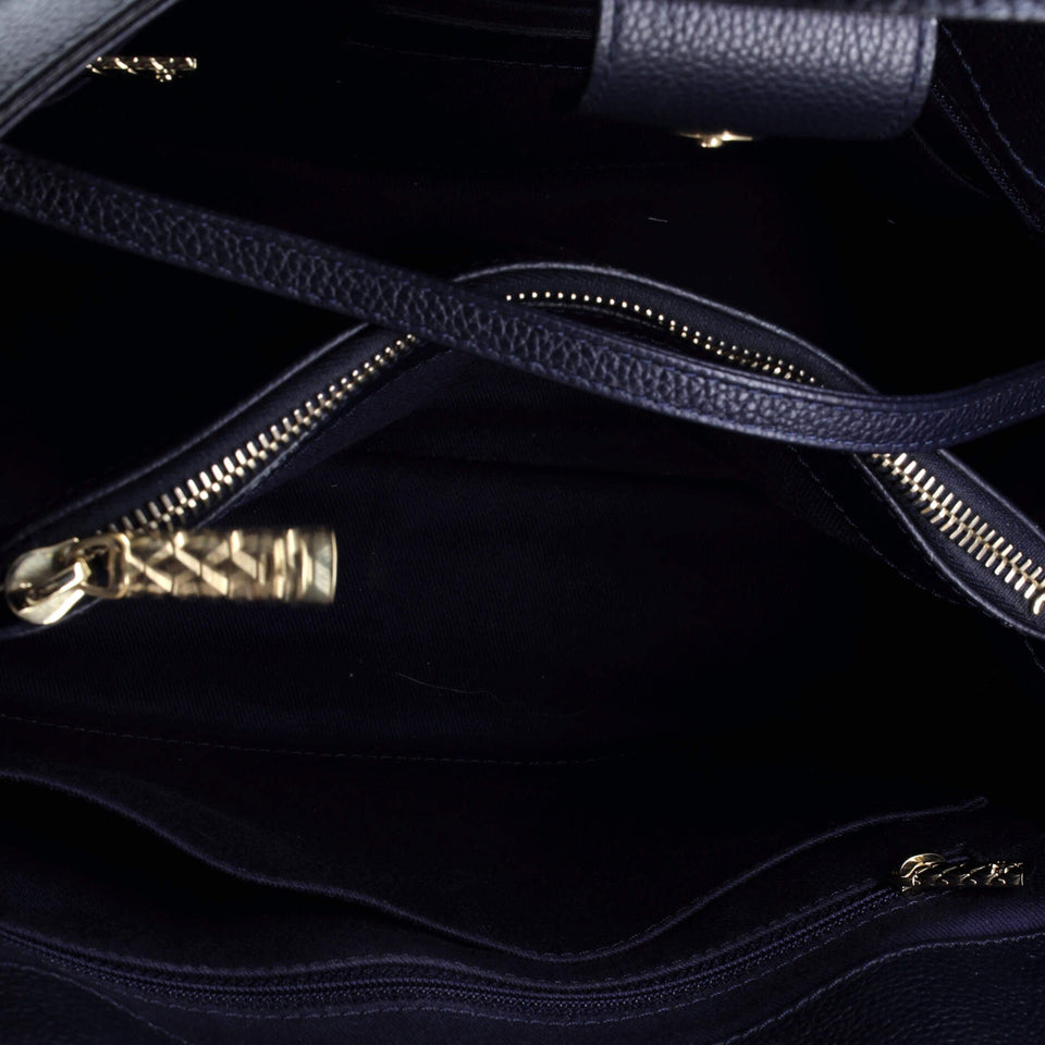 Neo Executive Tote Grained Calfskin Small