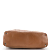 Expandable Ligne Flap Bag Quilted Calfskin Medium