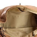 Expandable Ligne Flap Bag Quilted Calfskin Medium