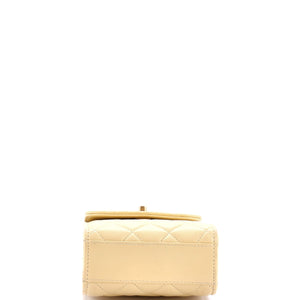 Pearl Crush Phone Holder Crossbody Bag Quilted Lambskin