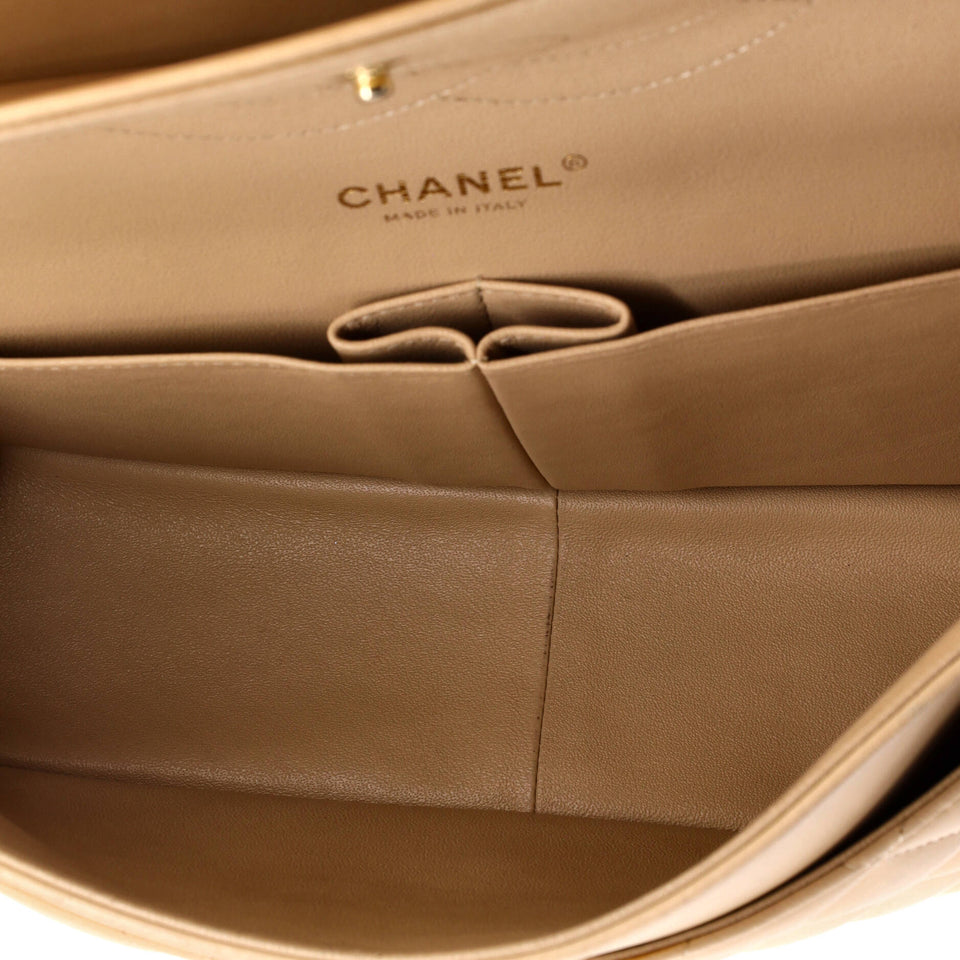 Classic Double Flap Bag Quilted Lambskin Jumbo