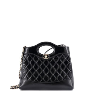 31 Shopping Bag Quilted Lambskin Small