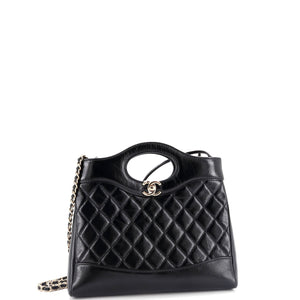 31 Shopping Bag Quilted Lambskin Small