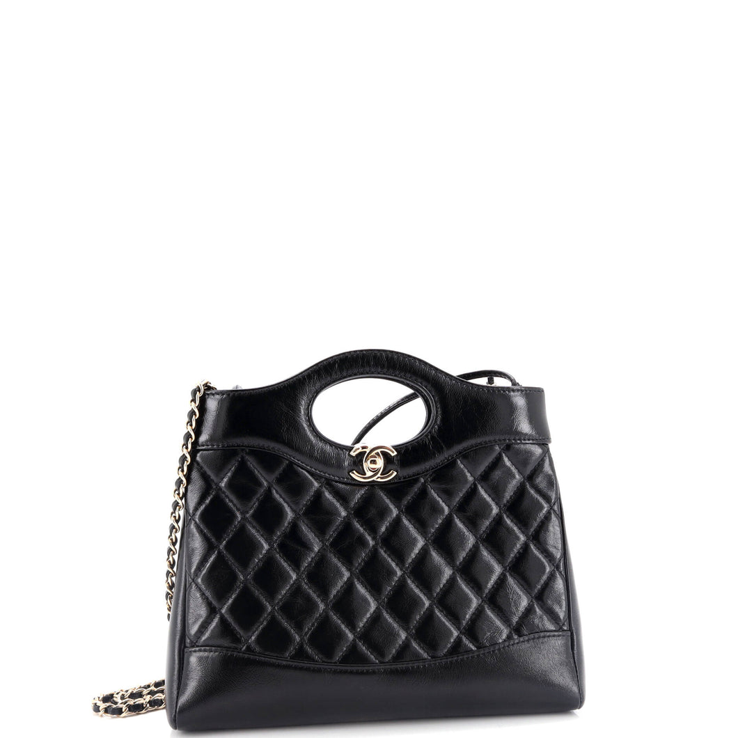 31 Shopping Bag Quilted Lambskin Small