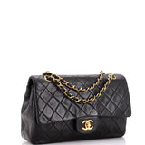 Vintage Classic Double Flap Bag Quilted Lambskin Medium