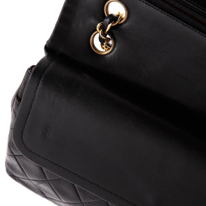 Vintage Classic Double Flap Bag Quilted Lambskin Medium