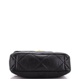 19 Flap Bag Quilted Leather Large