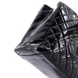 Grand Shopping Tote Quilted Patent