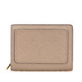 Beige Louis Vuitton Monogram Empreinte Clea Small Wallet