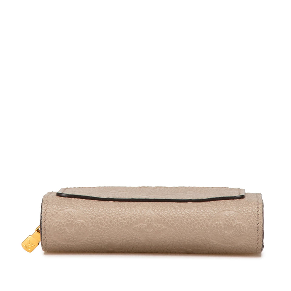 Beige Louis Vuitton Monogram Empreinte Clea Small Wallet