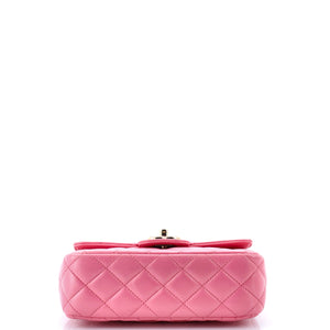 Candy Heart Flap Bag Quilted Lambskin Small