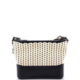 Gabrielle Hobo Woven Knit and Calfskin Medium