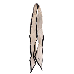 Bow Hair Tie Printed Silk