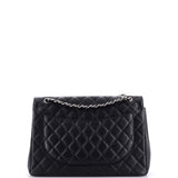 Classic Double Flap Bag Quilted Caviar Maxi