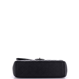 Classic Double Flap Bag Quilted Caviar Maxi