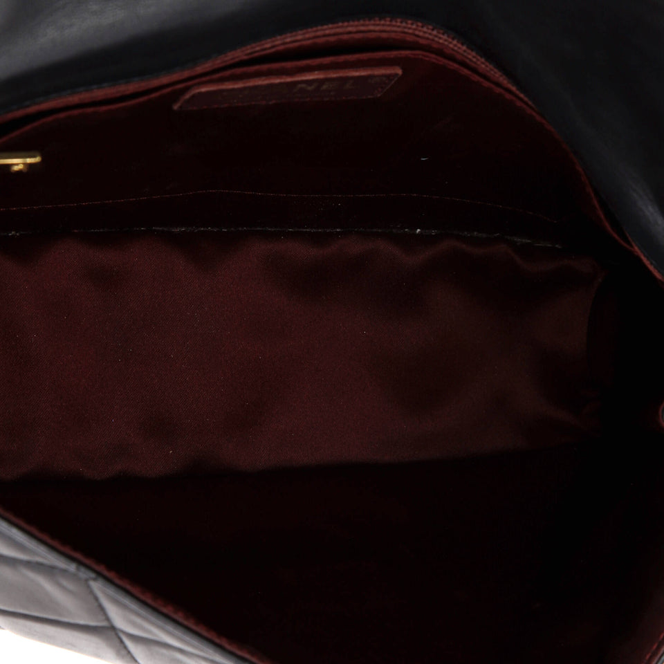 Golden Class Flap Bag Quilted Lambskin Large