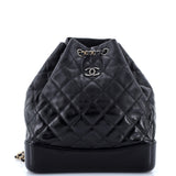 Gabrielle Backpack Quilted Goatskin and Patent Medium
