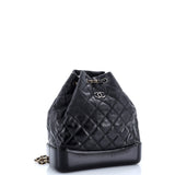 Gabrielle Backpack Quilted Goatskin and Patent Medium