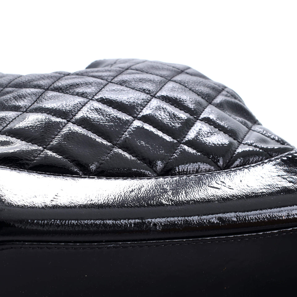Gabrielle Backpack Quilted Goatskin and Patent Medium