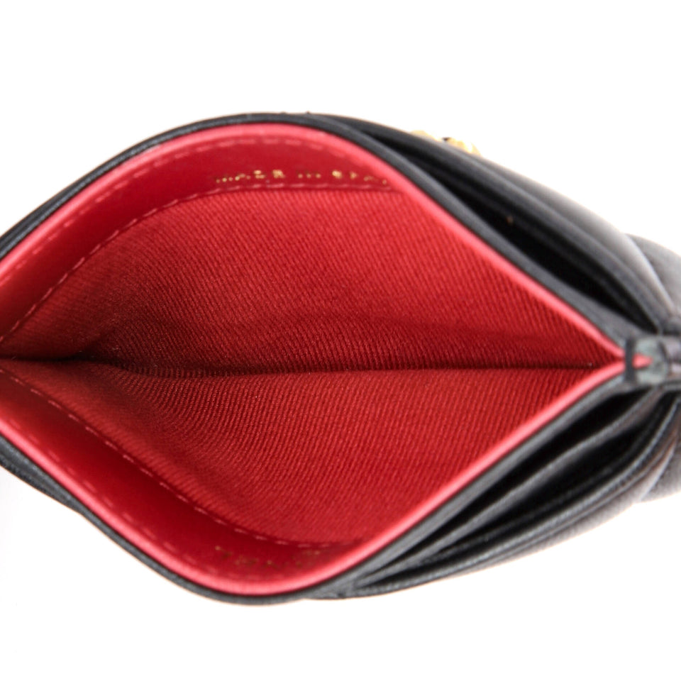 19 Card Holder Quilted Leather