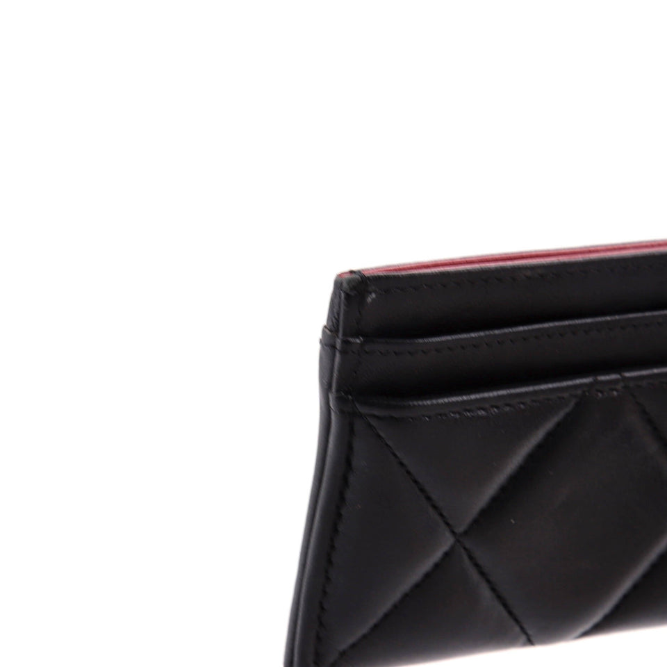 19 Card Holder Quilted Leather