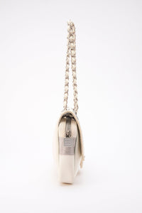 Chanel Sport White Floral Nylon Flap Bag