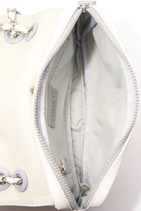 Chanel Sport White Floral Nylon Flap Bag