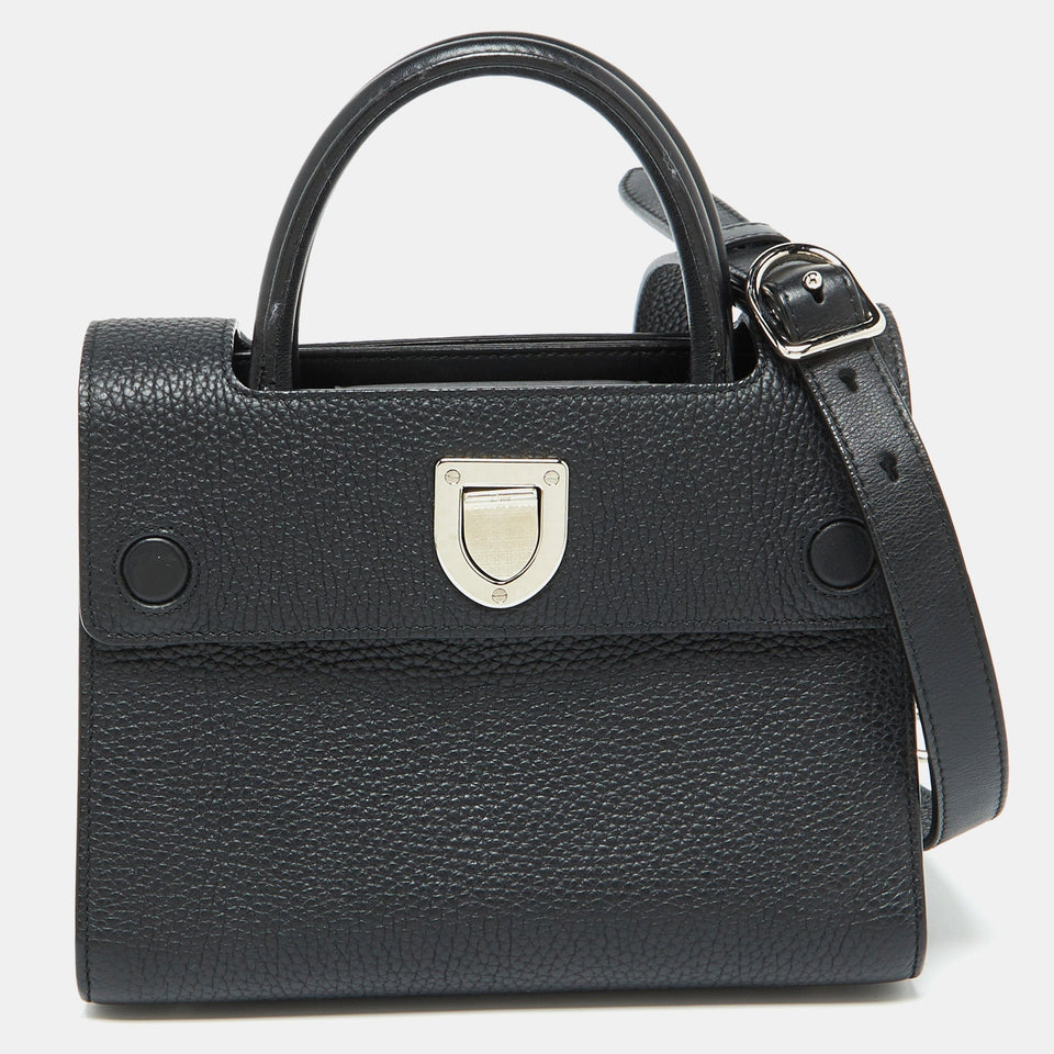 Dior Black Leather Mini Diorever Tote