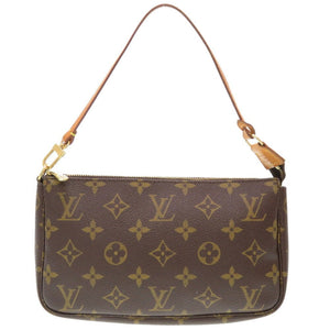 Louis Vuitton Pochette Accessoires  Canvas Clutch Bag