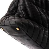 Surpique CC Charm Tote Chevron Calfskin Large