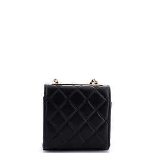 Trendy CC Clutch with Chain Quilted Lambskin Small