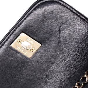 Trendy CC Clutch with Chain Quilted Lambskin Small