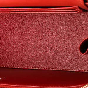 All Slide Long Vanity Case with Chain Quilted Lambskin Small